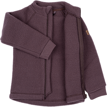 Jacke mit Merinowolle, lila, Gr. 98/104 Mikk-Line