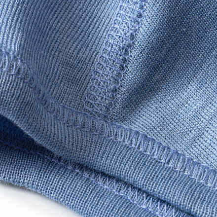 Mütze aus Bio-Wolle und Seide, blau, Gr. 38/39 ALANA