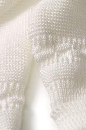 Strickjacke, weiß, Gr. 50/56 ALANA