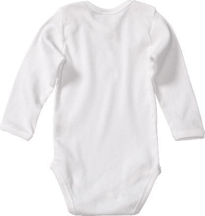 Body Langarm, weiß, Gr. 74/80 ALANA