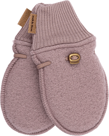 Handschuhe mit Merinowolle, rosa, Gr. 62/68 Mikk-Line