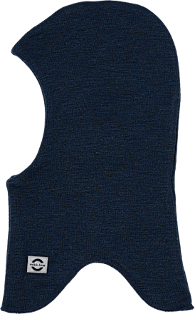 Schlupmütze mit Merinowolle, blau, Gr. 110/116 Mikk-Line