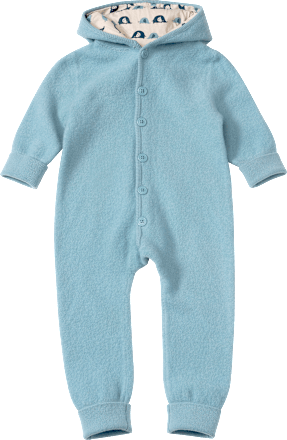 Overall mit Wolle & Mitwachsfunktion, blau, Gr. 62/68 ALANA