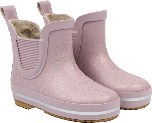Gummistiefel mit Wollfutter, rosa, Gr. 22/23 Mikk-Line
