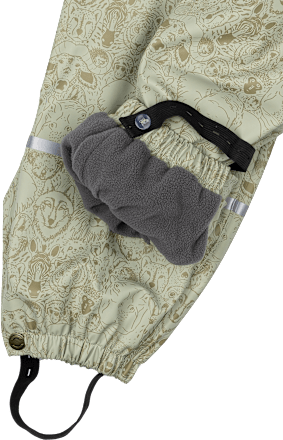 Regenhose gefüttert, grün, Gr. 86/92 Mikk-Line