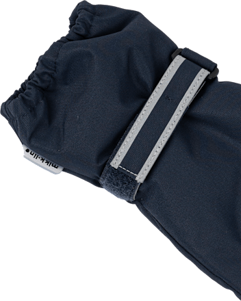 Handschuhe mit reflektierenden Streifen, blau, Gr. 98/104 Mikk-Line
