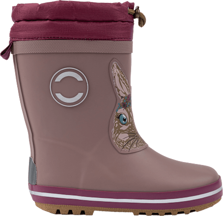 Thermostiefel mit Hasen-Applikation, pink, Gr. 26/27 Mikk-Line