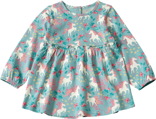 Tunika mit Einhorn-Muster, türkis & rosa, Gr. 110 ALANA
