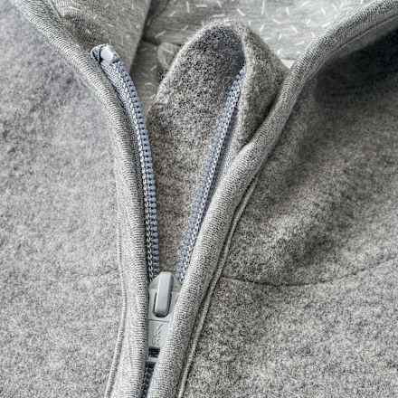 Walkoverall aus Bio-Wolle, grau, Gr. 98/104 ALANA