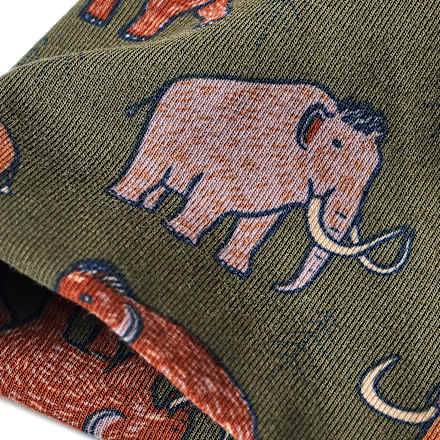 Mütze mit Tier-Muster, grün, Gr. 50/51 ALANA