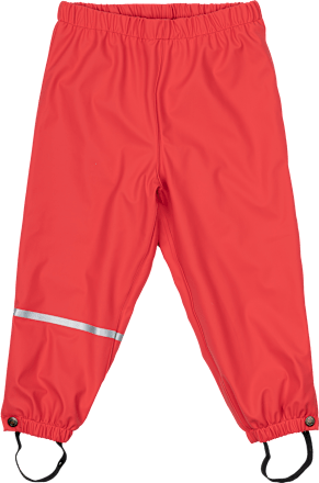 Regenhose gefüttert, rot, Gr. 110/116 Mikk-Line