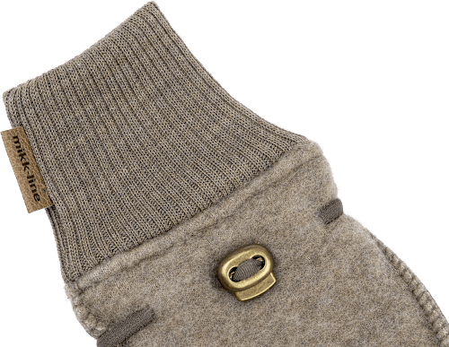 Handschuhe mit Merinowolle, beige, Gr. 62/68 Mikk-Line