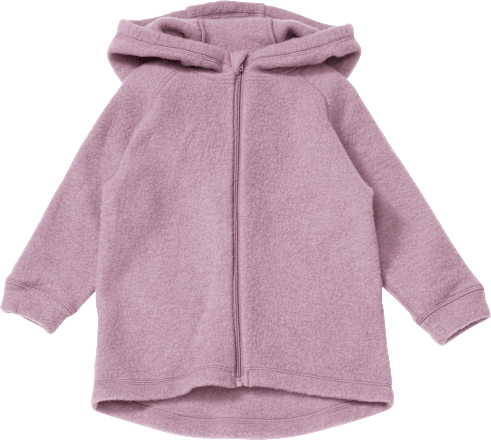 Jacke aus Bio-Merinowolle, rosa, Gr. 74/80 ALANA