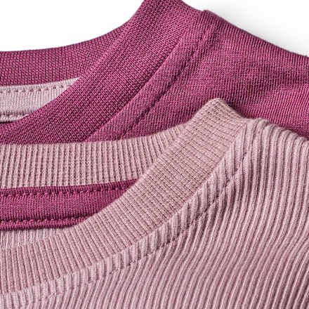 Langarmshirts, rosa + lila, Gr. 122 ALANA
