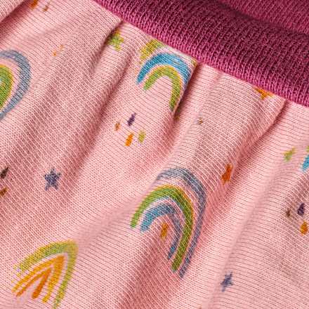 Kleid mit Sweatstoff, lila & rosa, Gr. 128 ALANA