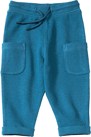 Jogginghose mit Waffel-Struktur, blau, Gr. 80 ALANA