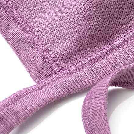 Mütze aus Bio-Wolle & Seide, mauve, Gr. 38/39 ALANA