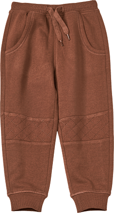 Jogginghose mit Steppung am Knie, braun, Gr. 104 ALANA