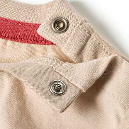 Langarmshirt mit Fuchs- und Bären-Motiv, beige, Gr. 74 ALANA