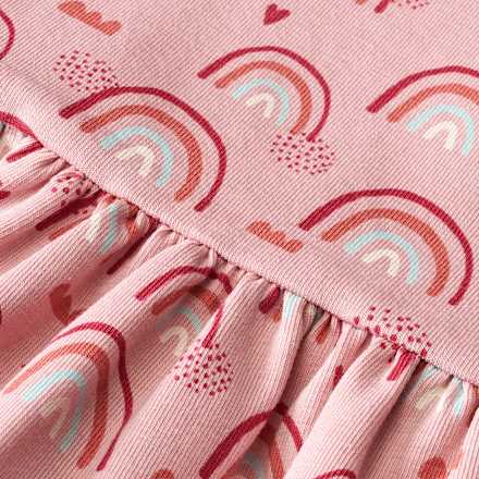 Kleid Pro Climate mit Regenbogen-Muster, rosa, Gr. 74 ALANA