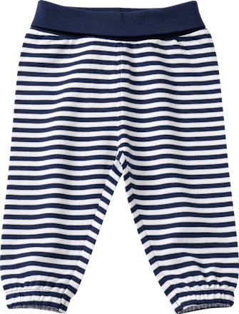 Jogginghose mit Ringel-Muster, blau & weiß, Gr. 86 ALANA