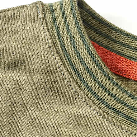 Sweatshirt mit Bären-Applikation, grün & braun, Gr. 92 ALANA