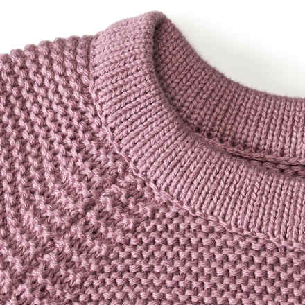Pullover aus Strick, rosa, Gr. 128 ALANA