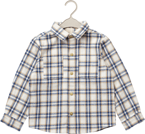 Hemd aus Flanell mit Taschen, beige, Gr. 104 ALANA