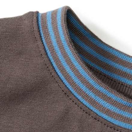 Langarmshirt Pro Climate mit Dino-Motiv, grau, Gr. 116 ALANA