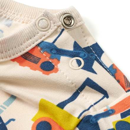 Langarmshirt Pro Climate mit Fahrzeug-Muster, beige, Gr. 80 ALANA