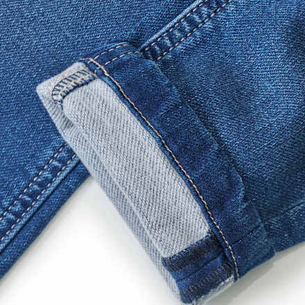 Jeans mit schmalem Schnitt & Thermo-Funktion, blau, Gr. 122 ALANA