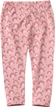 Leggings Pro Climate mit Regenbogen-Muster, rosa, Gr. 74 ALANA