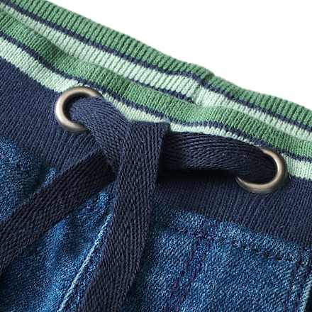 Jeans mit Rippbund & schmalem Schnitt, blau, Gr. 104 ALANA