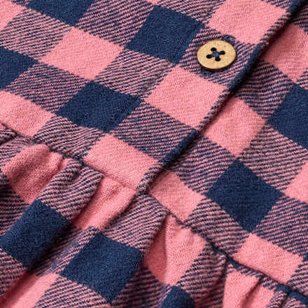 Kleid aus Flanell & mit Karo-Muster, rosa, Gr. 116 ALANA