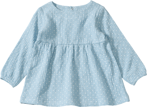 Tunika aus Musselin, blau, Gr. 104 ALANA