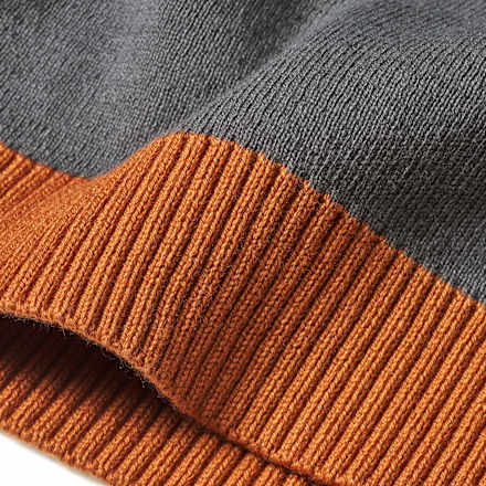 Pullover aus Strick mit Fuchs-Muster, grau, Gr. 128 ALANA