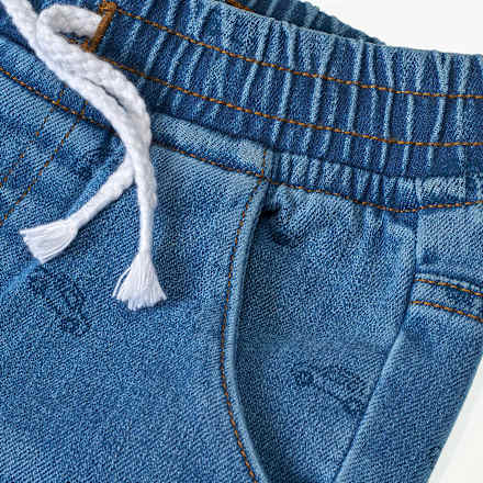 Jeans mit Auto-Muster & weitem Schnitt, blau, Gr. 92 ALANA