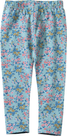 Leggings Pro Climate mit Blumen-Muster, blau, Gr. 122 ALANA