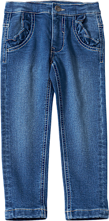 Thermo-Jeans mit Herz-Tasche, blau, Gr. 92 ALANA