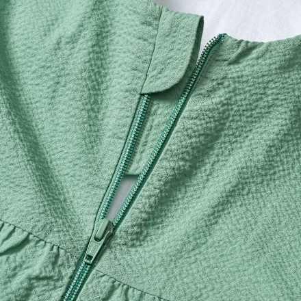 Schlafsack 1 TOG aus Seersucker, grün, 110 cm ALANA