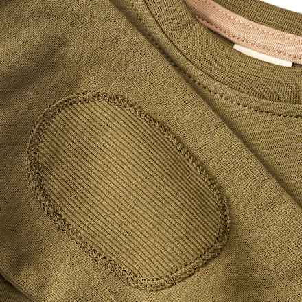 Set mit Langarmshirt & Jogginghose mit Patches, grün, Gr. 92 ALANA