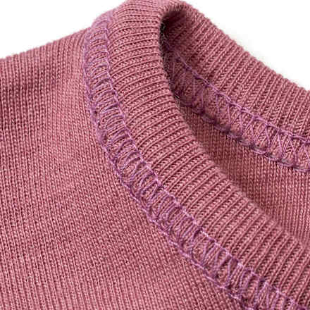 Unterhemd Langarm aus Bio-Wolle und Seide, rosé, Gr. 122/128 ALANA