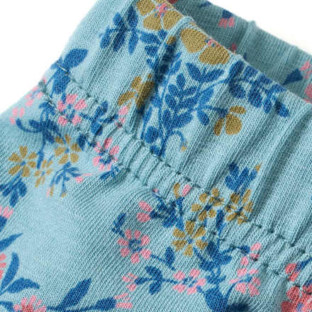 Leggings Pro Climate mit Blumen-Muster, blau, Gr. 122 ALANA
