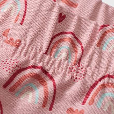 Schlafanzug Pro Climate mit Regenbogen-Muster, rosa, Gr. 110/116 ALANA