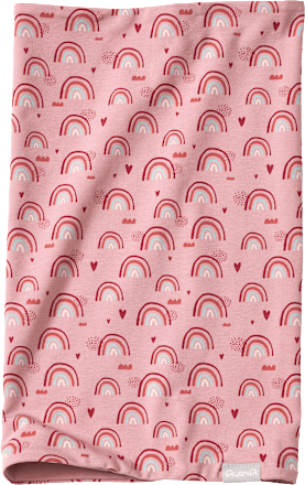 Loop Schal Pro Climate mit Regenbogen-Muster, rosa ALANA