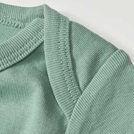 Body Kurzarm, grün, Gr. 62/68 ALANA