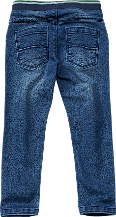 Jeans mit Rippbund & schmalem Schnitt, blau, Gr. 104 ALANA