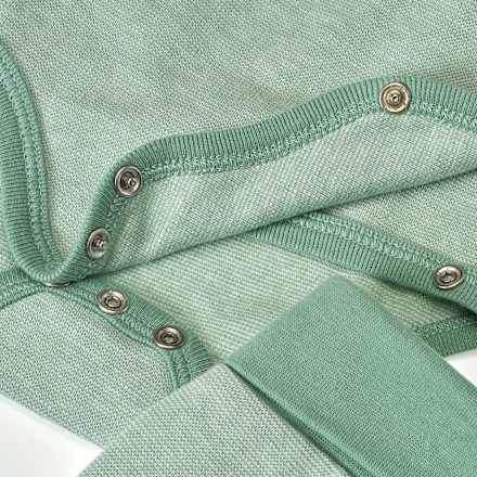 Erstlingsset mit Wickelbody, Hose & Halstuch, grün, Gr. 50/56 ALANA