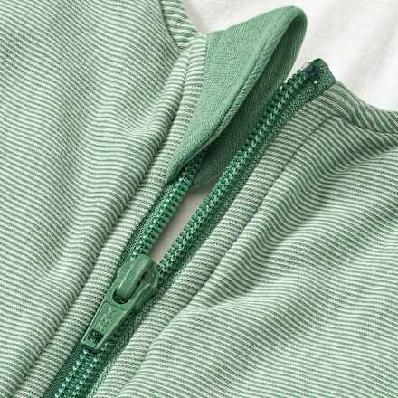 Schlafsack 2 TOG mit Dino-Applikation, grün, 110 cm ALANA