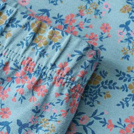 Schlafanzug Pro Climate mit Blumen-Muster, blau, Gr. 92 ALANA